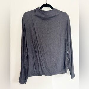 Uniqlo Charcoal Long Sleeve Top